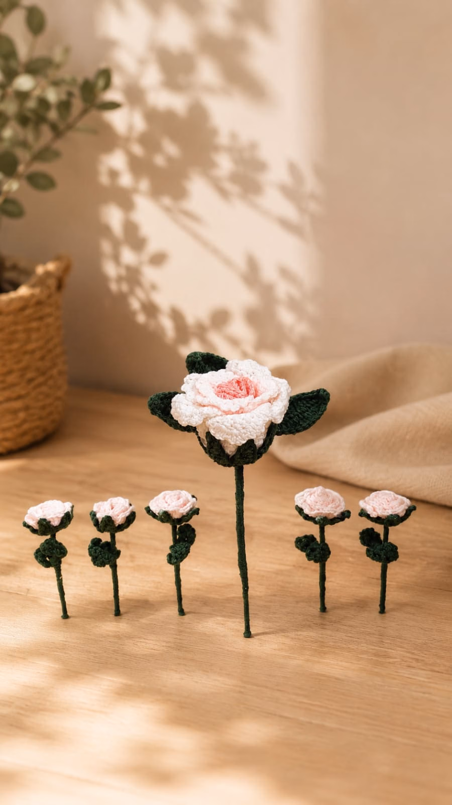 Pink Blossom Crochet flower
