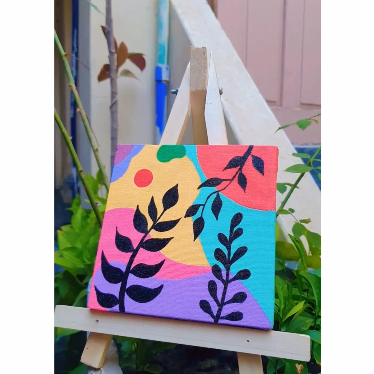 Boho art on canvas