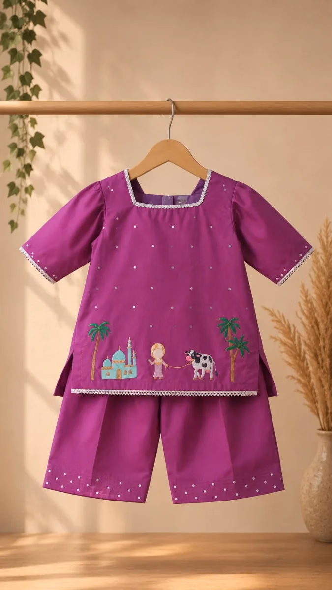 Little Diva Eid Paint Dress