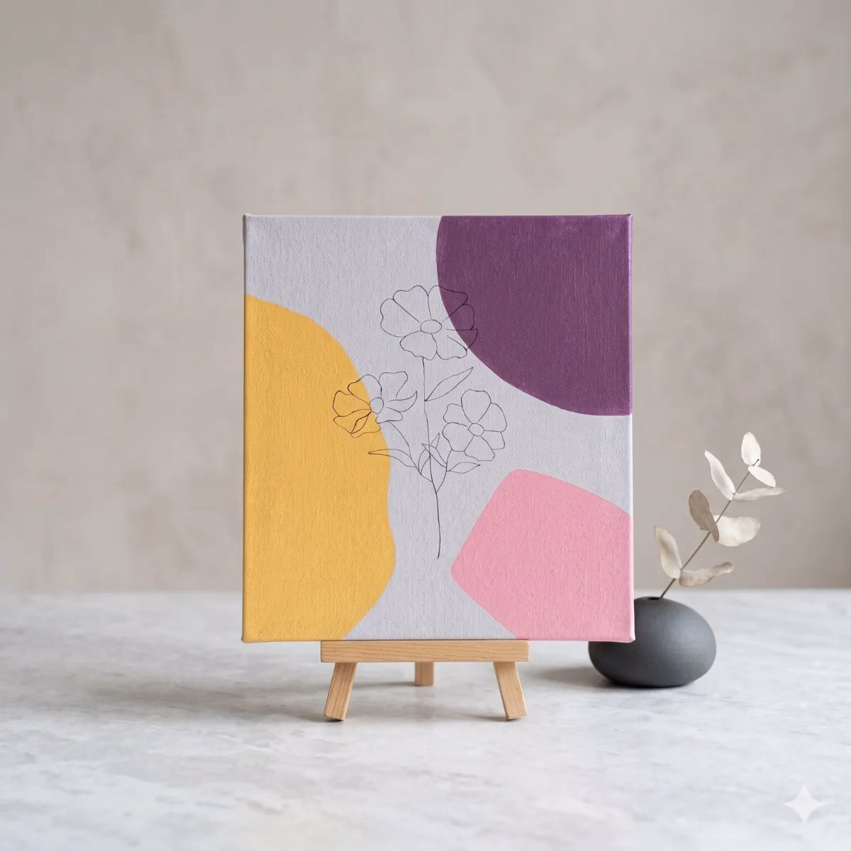 Pastel Petals Canvas
